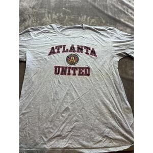 Atlanta‎ United FC Shirt Adult XL Gray MLS Casual Soccer Sports Fanatics Men